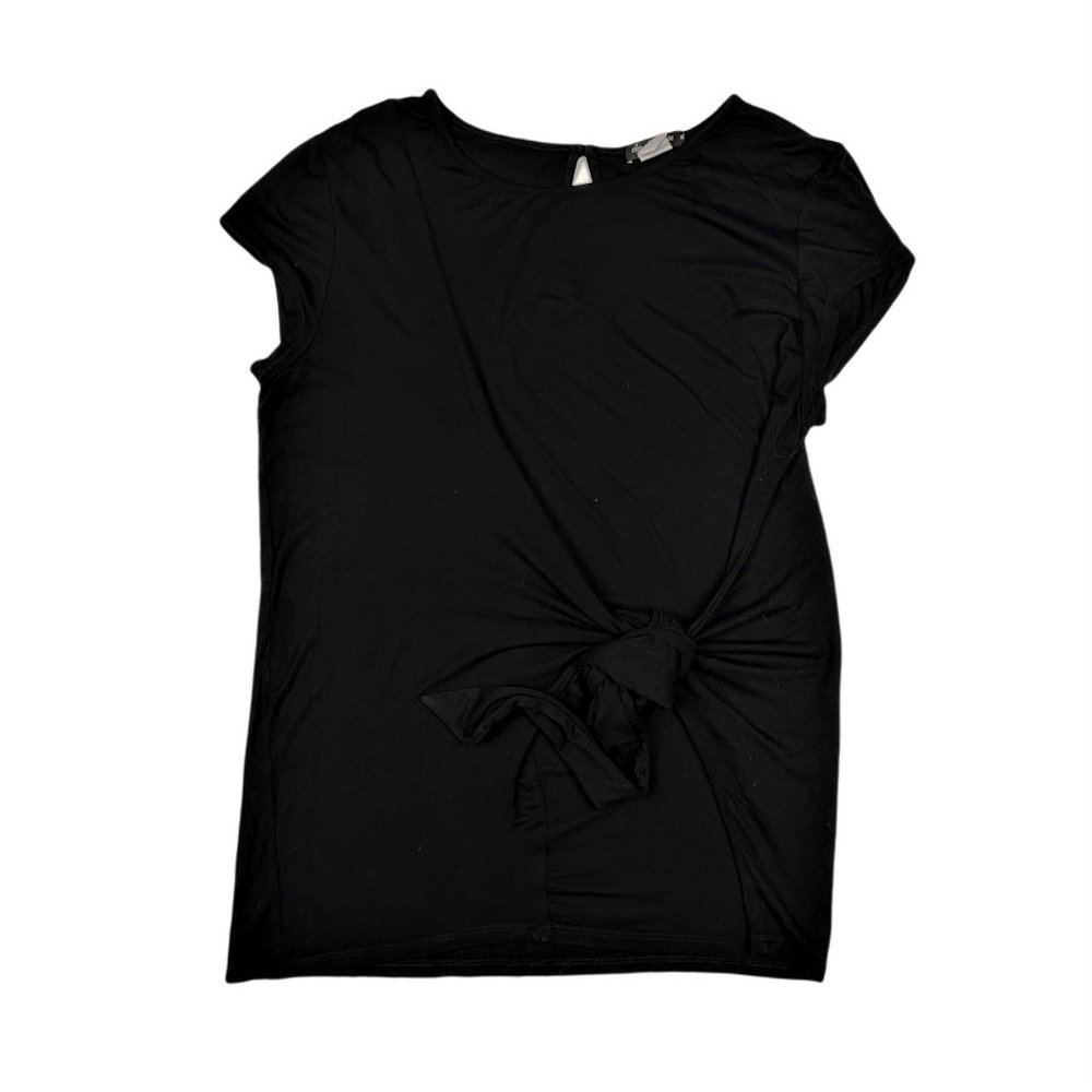(Up To 50% Off SALE) Cha Cha Vente Tie Front Short Sleeve Casual T-Shirt Top